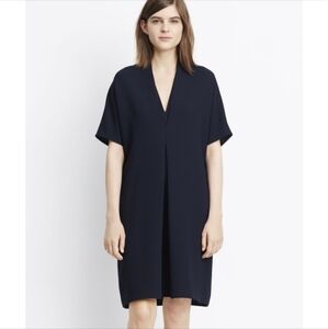 VINCE/DOUBLE V/ Navy Popover Dress